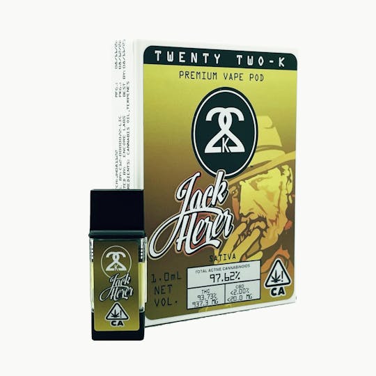 Twenty Two K / 22k - 22K - Jack Herer 1.0ml POD - 1