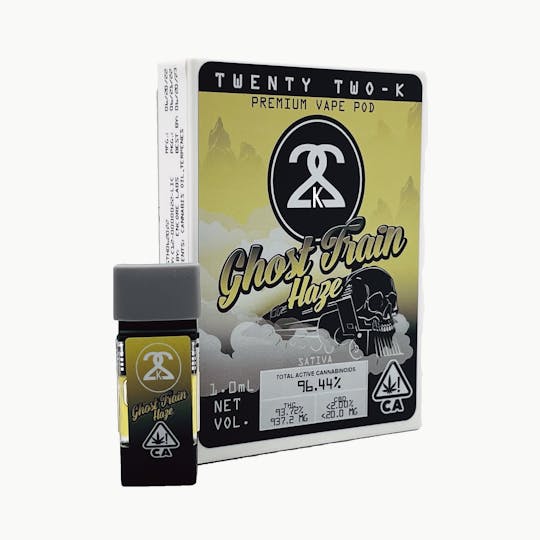 Twenty Two K / 22k - 22K - Ghost Train Haze 1.0ml POD - 1