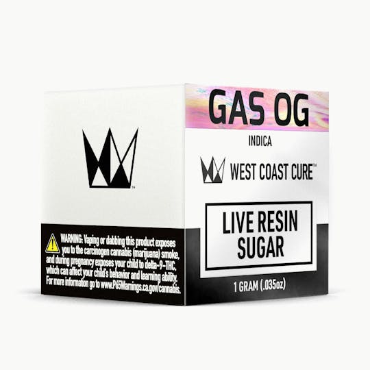 West Coast Cure - Gas OG Live Resin Sugar - 1