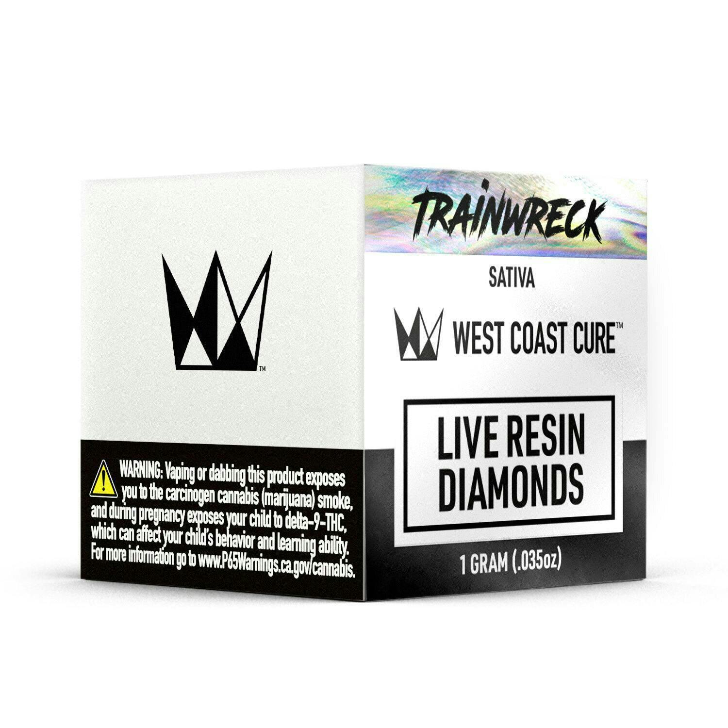 West Coast Cure - Trainwreck Live Resin Diamonds - 1