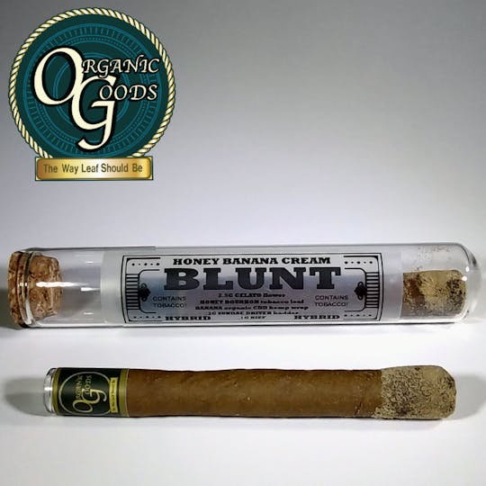 Organic Goods - Organic Goods Blunt Dipped in Badder & Kief Honey Banana Cream 2.8 G - 1