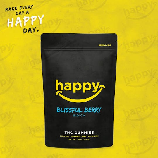 Dispo - Blissful Berry - 200MG Gummies - Happy's - MED - 1