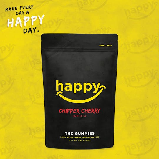 Dispo - Chipper Cherry - 200MG Gummies - Happy's - REC - 1