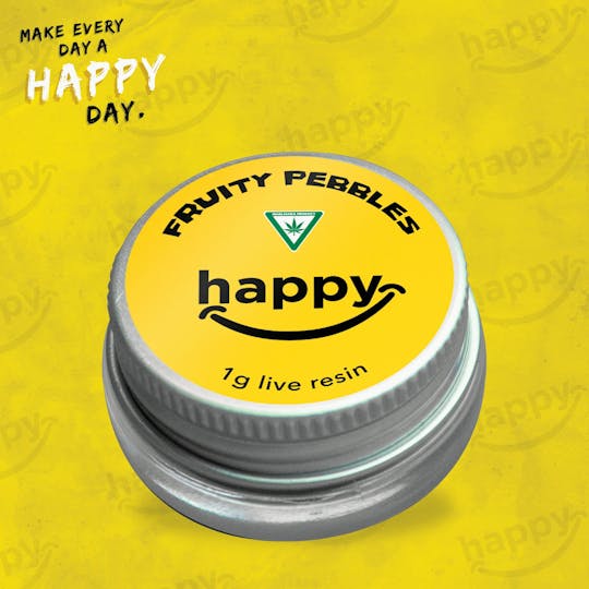 Dispo - Fruity Pebbles - 1G Live Resin - Happy's - MED - 1