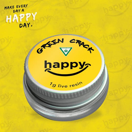 Dispo - Green Crack - 1G Live Resin - Happy's - MED - 1