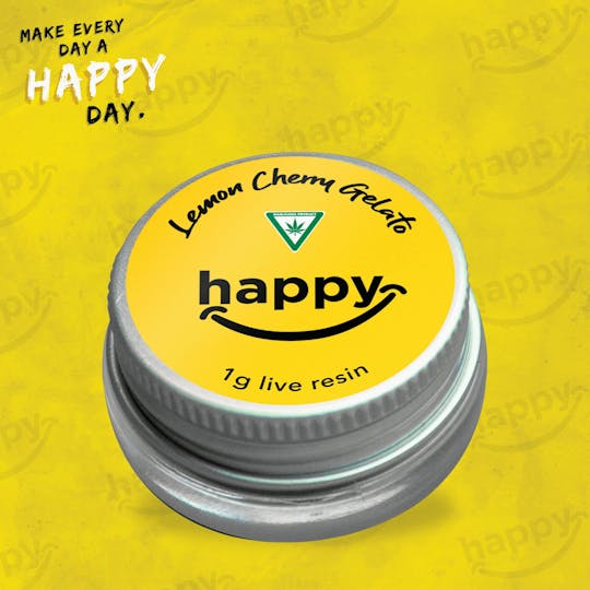 Dispo - Lemon Cherry Gelato - 1G Live Resin - Happy's - MED - 1