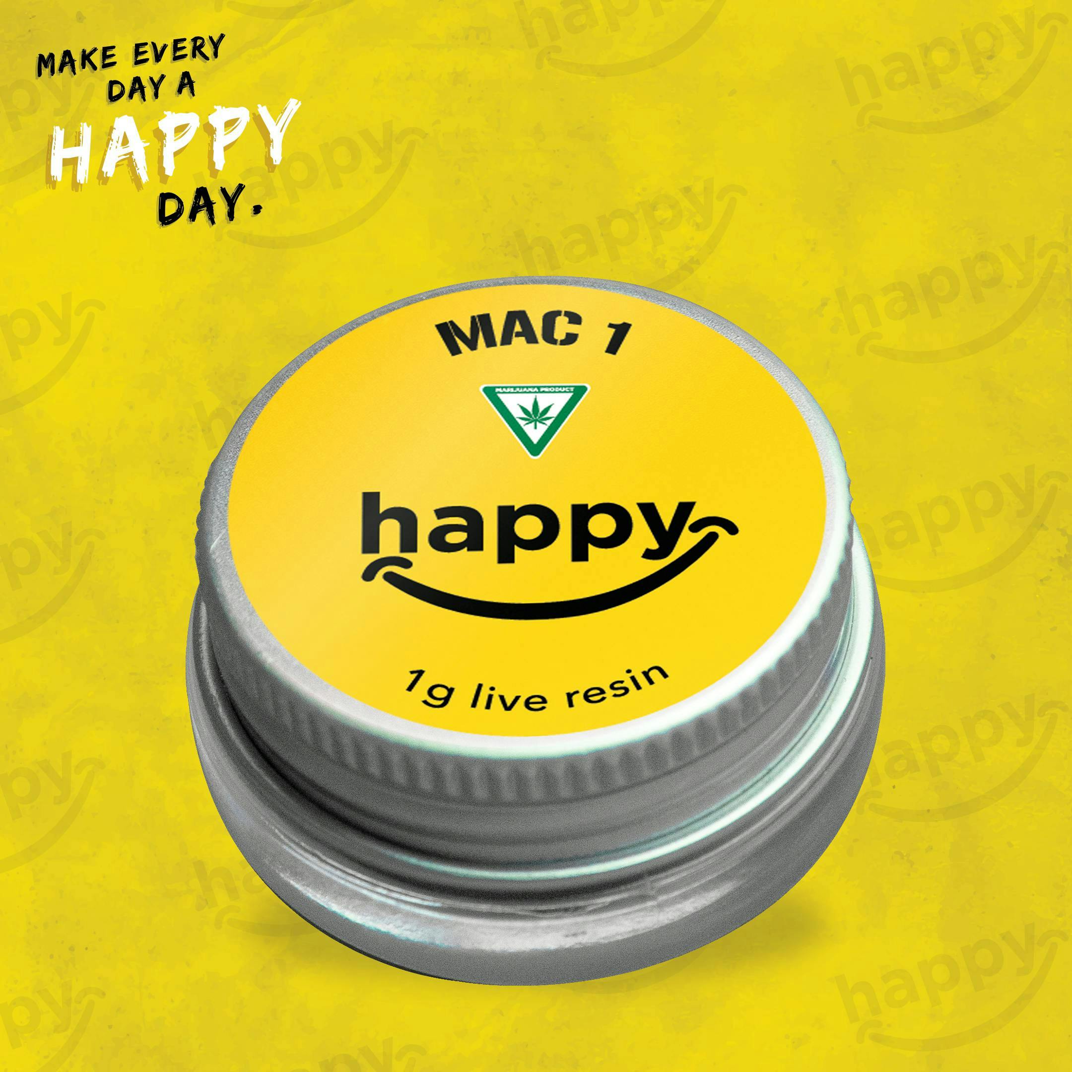 Dispo - Mac 1 - 1G Live Resin - Happy's - REC - 1