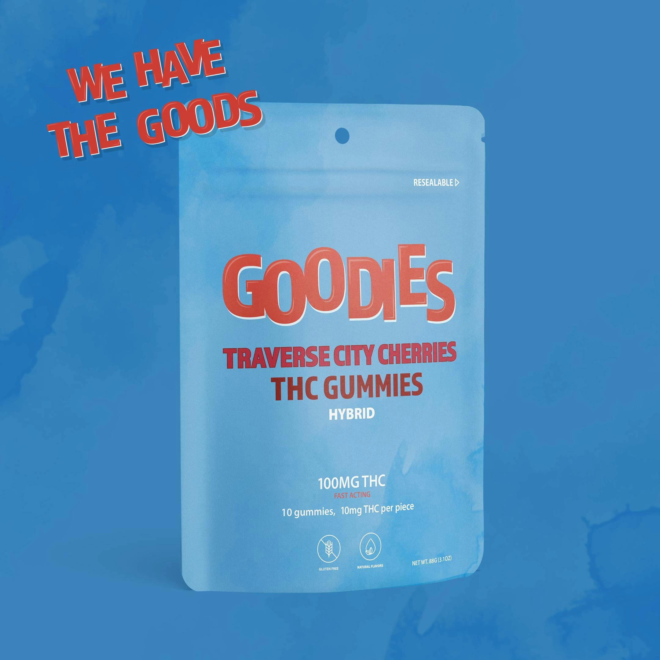 Dispo - Traverse City Cherries • 100MG Gummies • Goodies • REC - 1