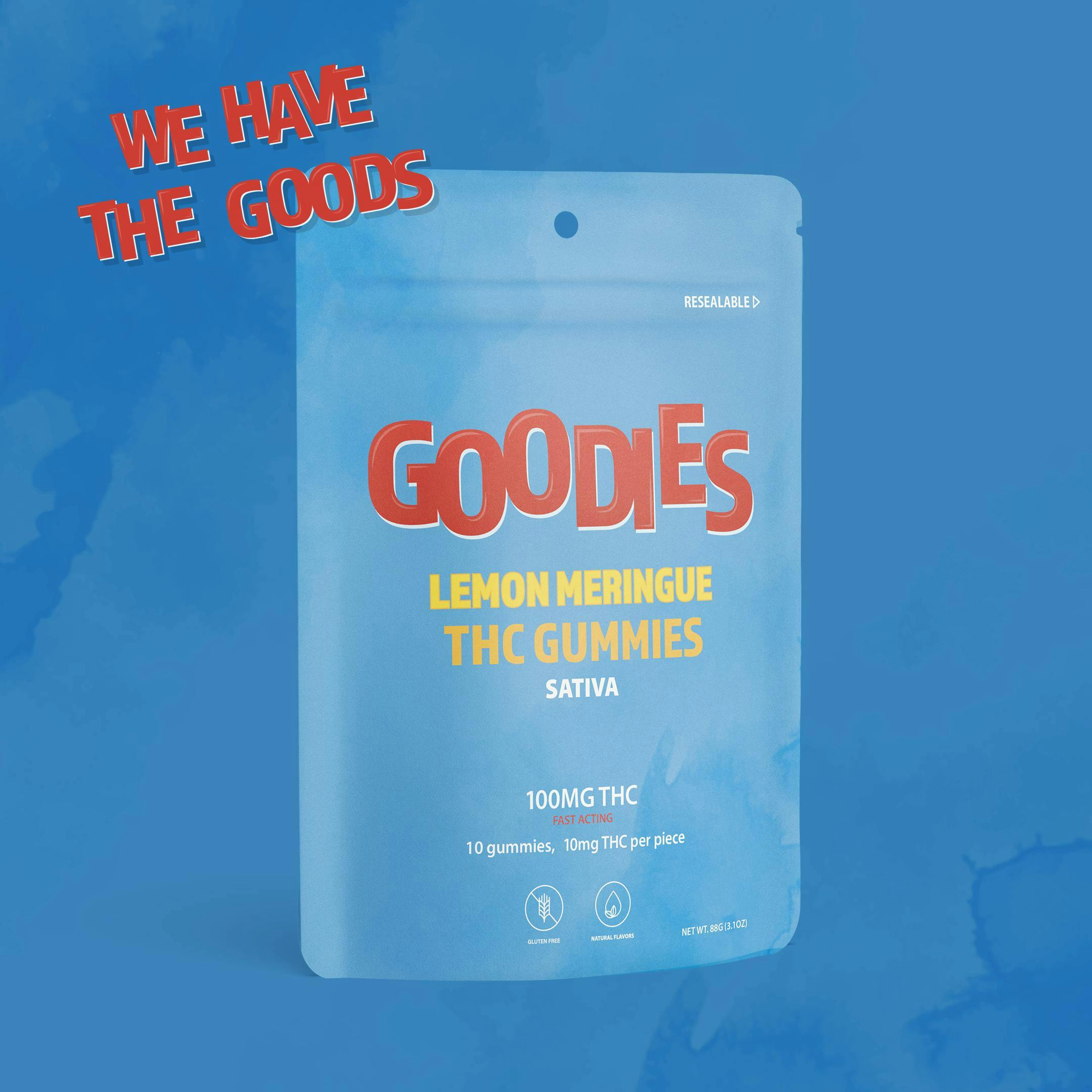 Dispo - Lemon Meringue • 100MG Gummies • Goodies • MED - 1