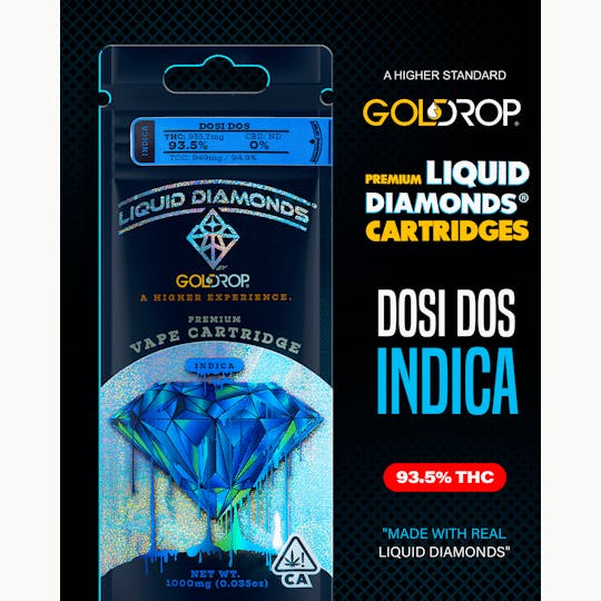 GoldDrop - Do-Si-Dos Liquid Diamonds® Cartridge - 1 Gram - 1