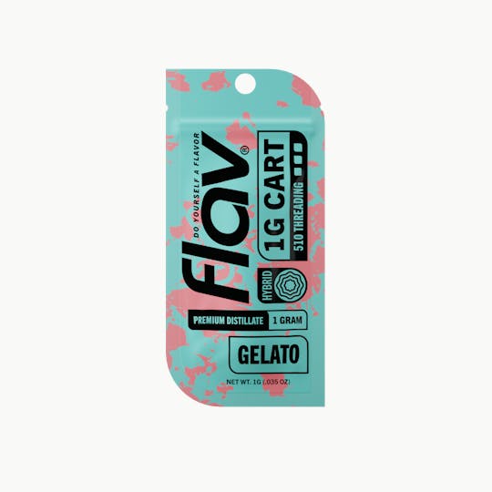 Flav - Vape - Cartridge - 1.0g - Distillate - Gelato - Hybrid - 1