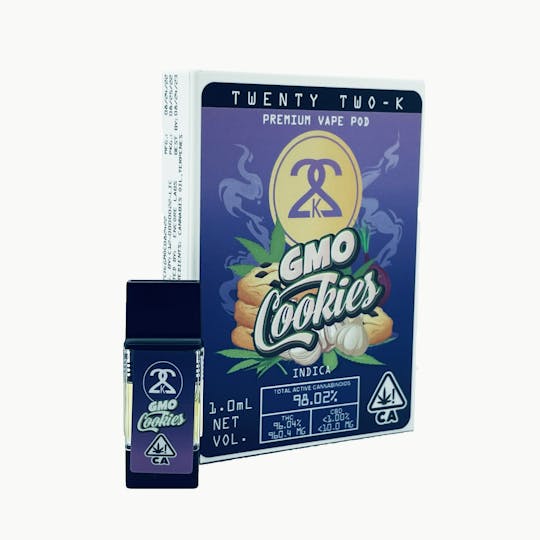 Twenty Two K / 22k - 22K - GMO Cookies - 1.0ml POD - 1