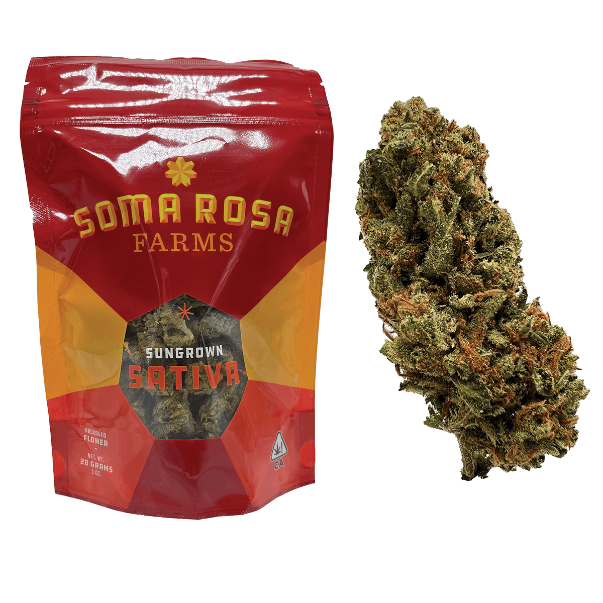 Soma Rosa Farms - Super Lemon Haze - OZ Pouch - 1