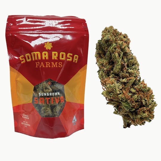 Soma Rosa Farms - Super Lemon Haze - OZ Pouch - 1