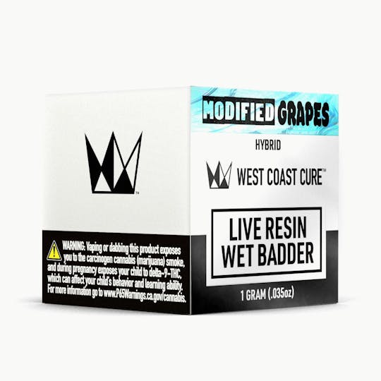 West Coast Cure - Modified Grapes Live Resin Wet Badder - 1