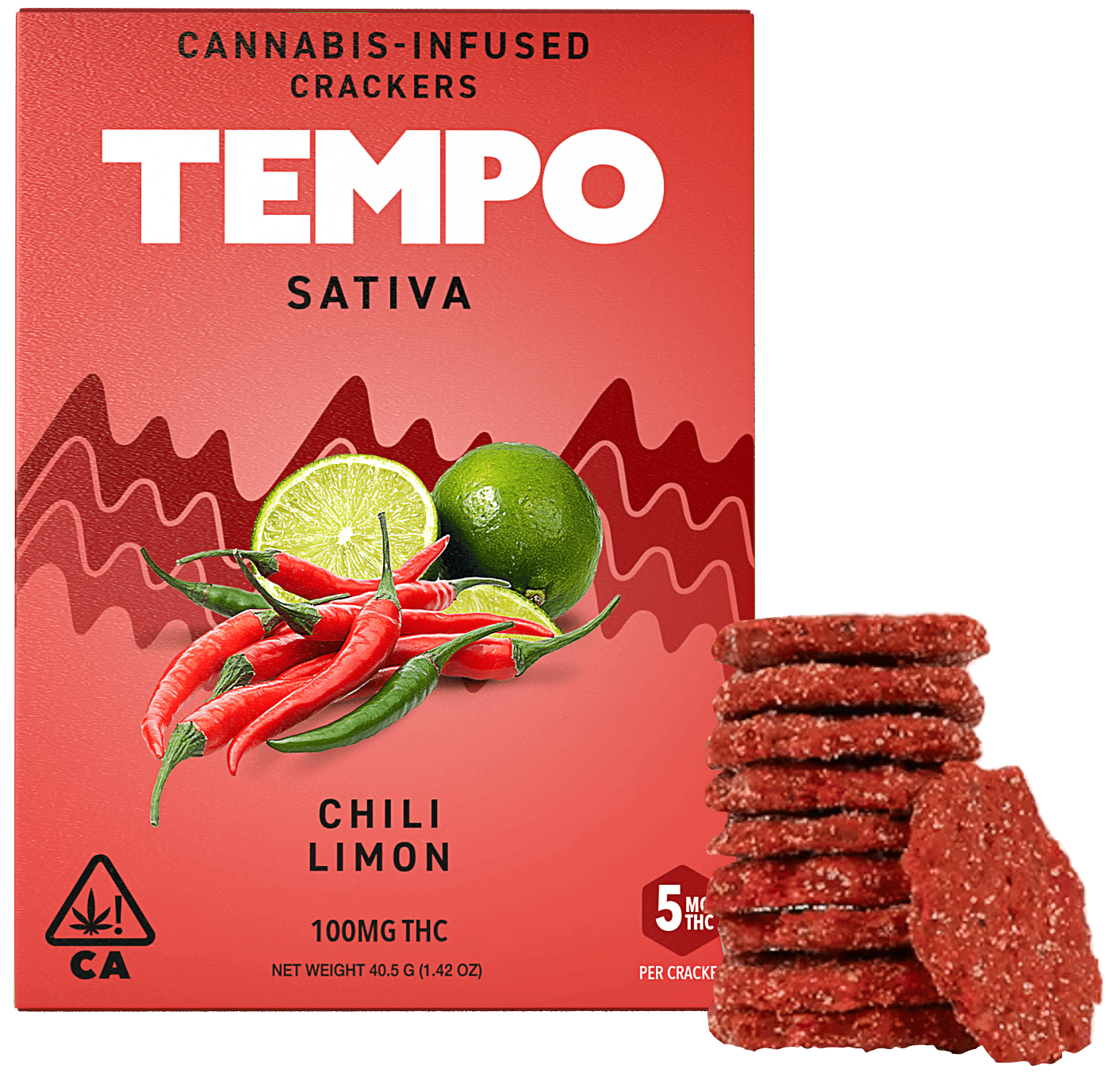 Tempo - Tempo | Chili Limon | Awake Crackers | Baked Goods | 100mg - 1