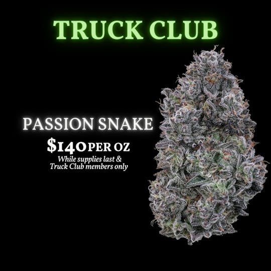 Green Truck - ***Truck Club Member Exclusive*** - Passion Snake Ounces - $140 - 1