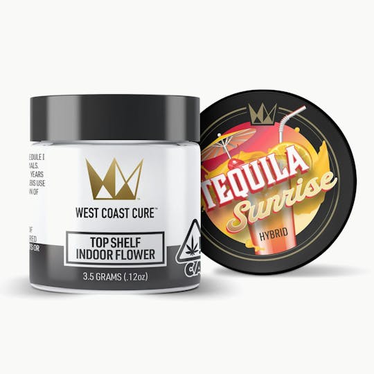 West Coast Cure - Tequila Sunrise - 3.5G Top Shelf Indoor Flower - 1