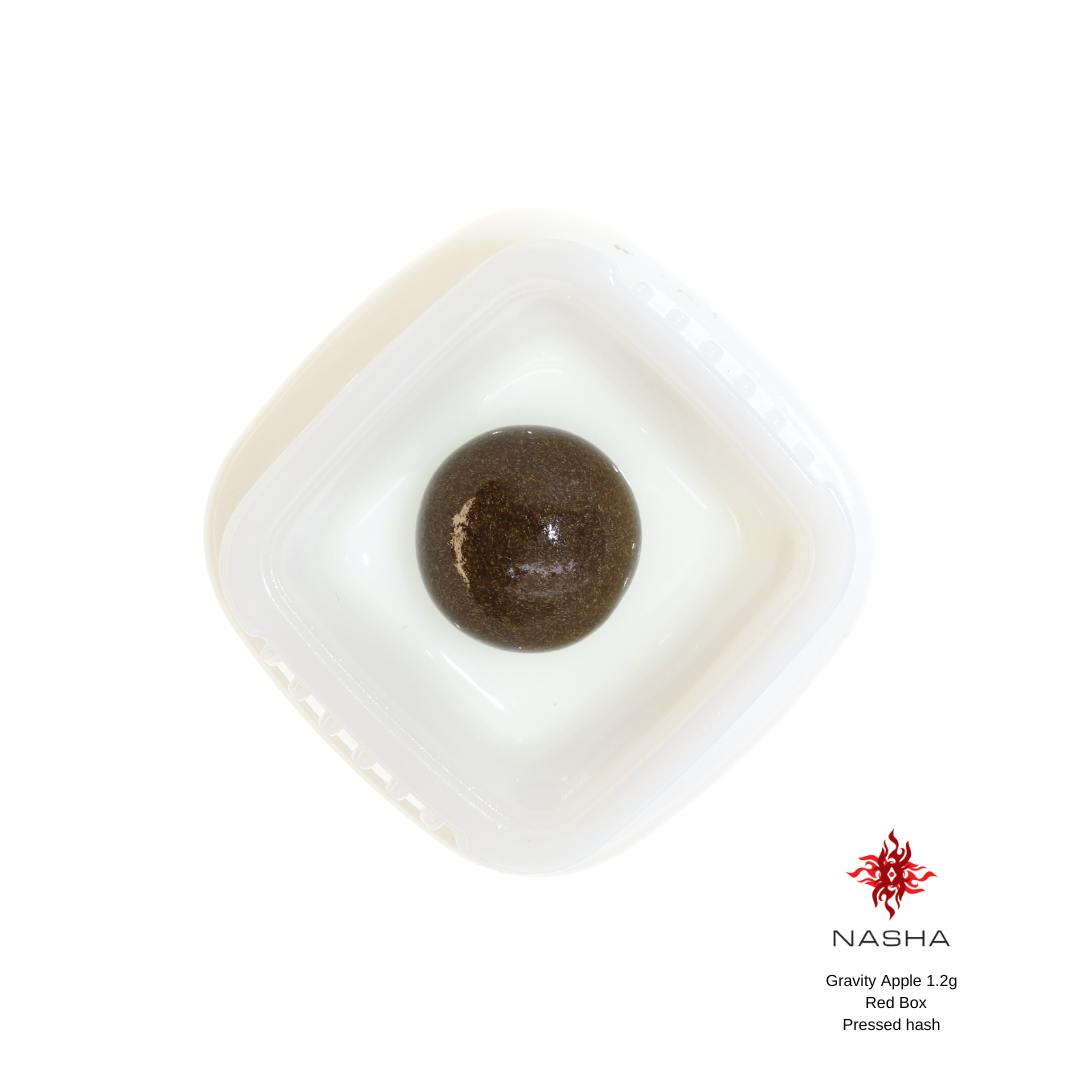 NASHA - Gravity Apple 1.2g Red Pressed Hash (Dry-Farmed Organic Medicinals) - 1