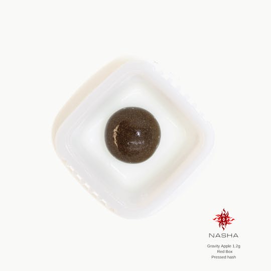 NASHA - Gravity Apple 1.2g Red Pressed Hash (Dry-Farmed Organic Medicinals) - 1