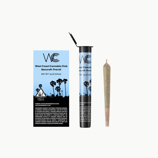 West Coast Cannabis Club - WCCC | Bancroft Preroll 1g - 1