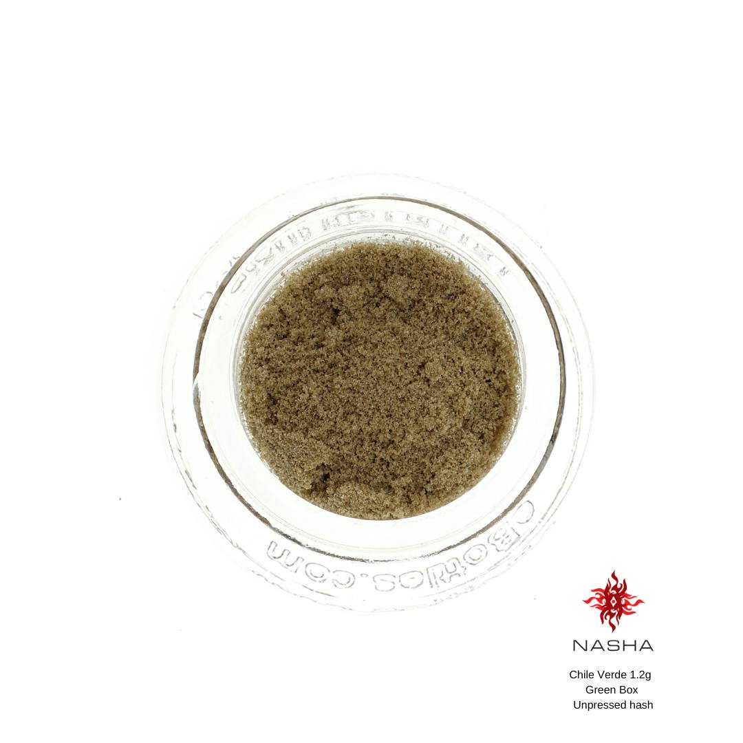 NASHA - Chile Verde 1.2g Green Unpressed Hash - 1