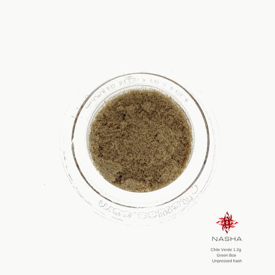 NASHA - Chile Verde 1.2g Green Unpressed Hash - 1