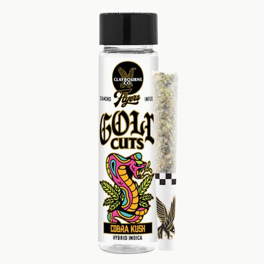 Claybourne Co. - Cobra Kush (1g) - Diamond Infused Flyers - 1