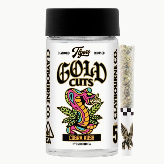 Claybourne Co. - Cobra Kush (2.5g) - Diamond Infused Flyers - 1