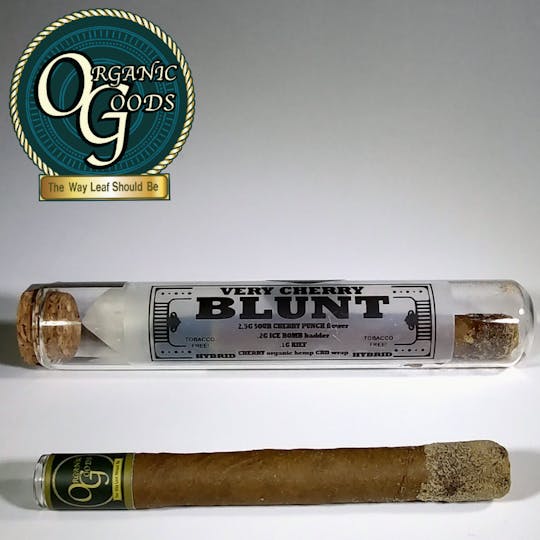 Organic Goods - Organic Goods Blunt Dipped in Badder & Kief Very Cherry 2.8 G - 1