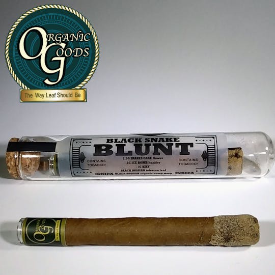 Organic Goods - Organic Goods Blunt Dipped in Badder & Kief Black Snake 2.8 G - 1