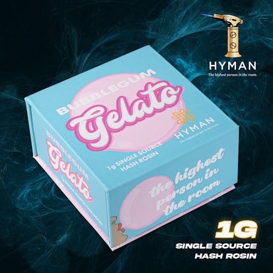 HYMAN - Bubblegum Gelato | 1G Single Source Hash Rosin | HYMAN | REC - 1