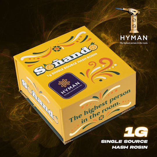 HYMAN - Sonando | 1G Single Source Hash Rosin | HYMAN | REC - 1