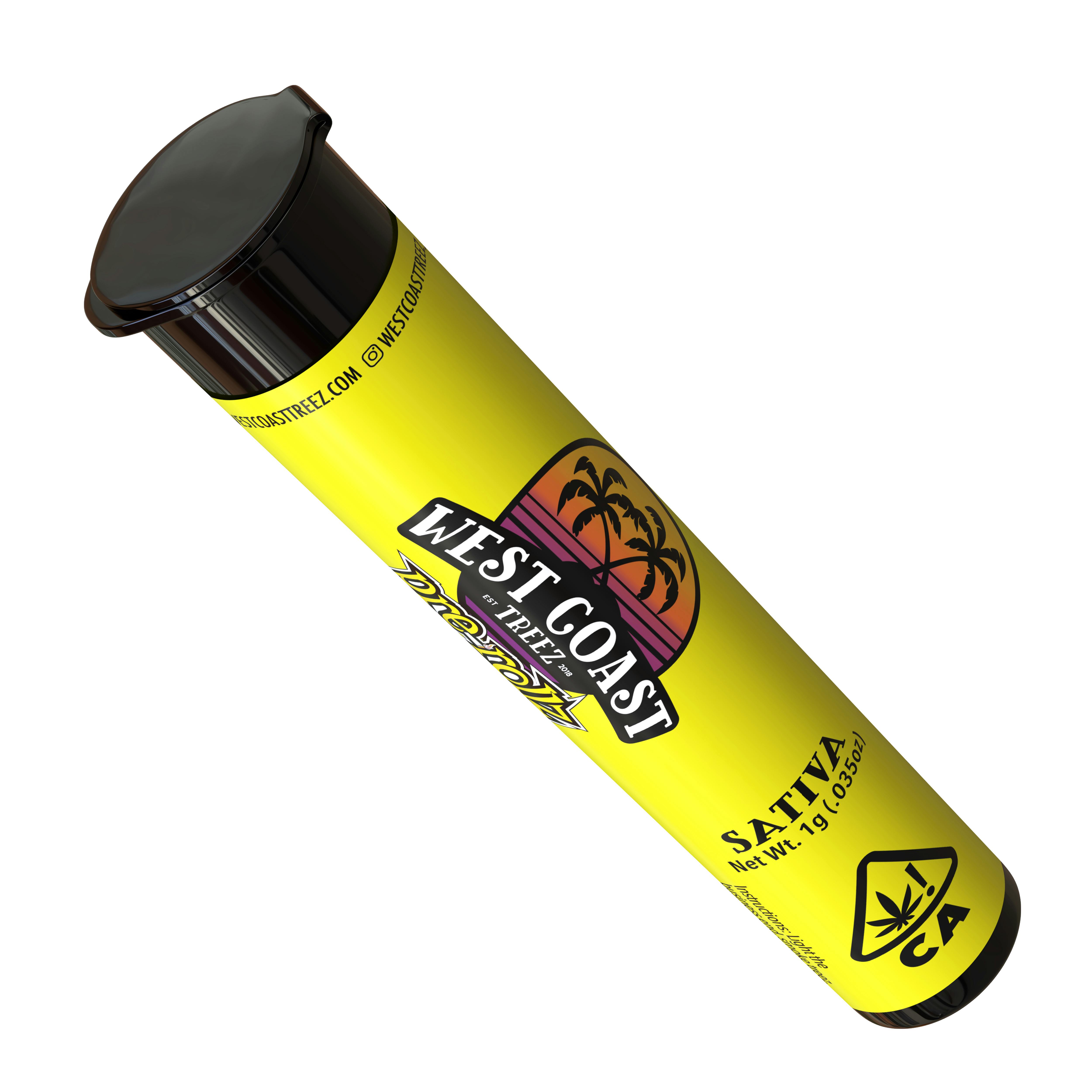 West Coast Treez - LA Sunrise - Sativa pre-rollz [1g] - 1