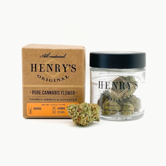 Henry's Original - 3.5g Jar- Papaya - 1