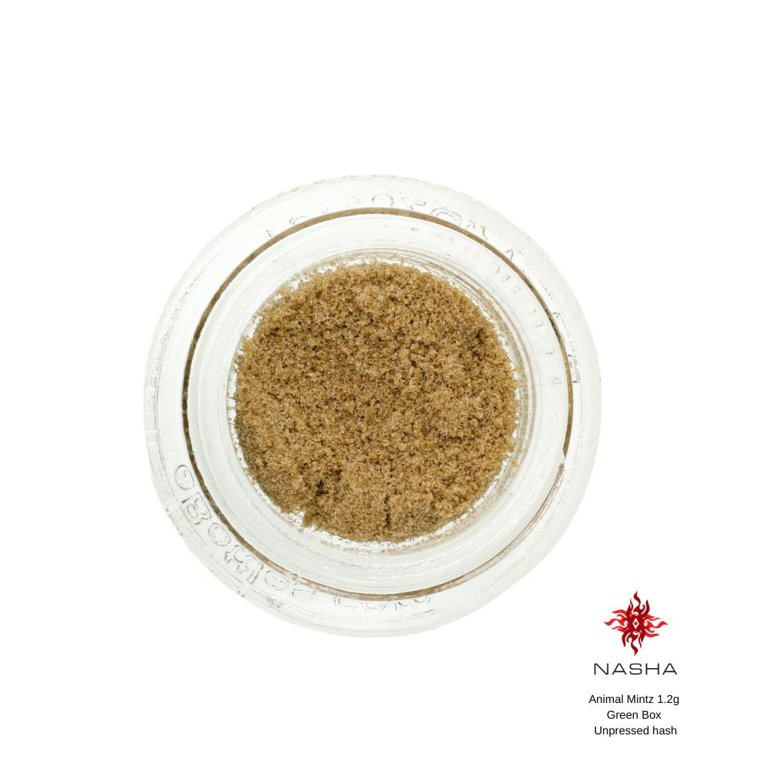 NASHA - Animal Mintz 1.2g Green Unpressed Hash (Pacific Roots) - 1