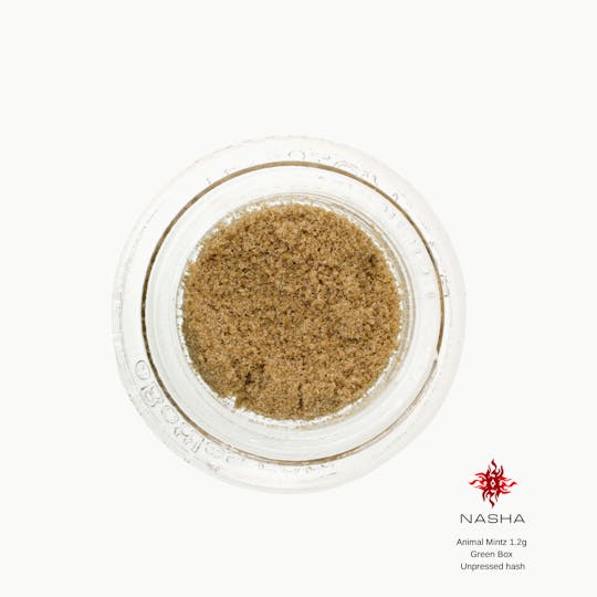 NASHA - Animal Mintz 1.2g Green Unpressed Hash (Pacific Roots) - 1