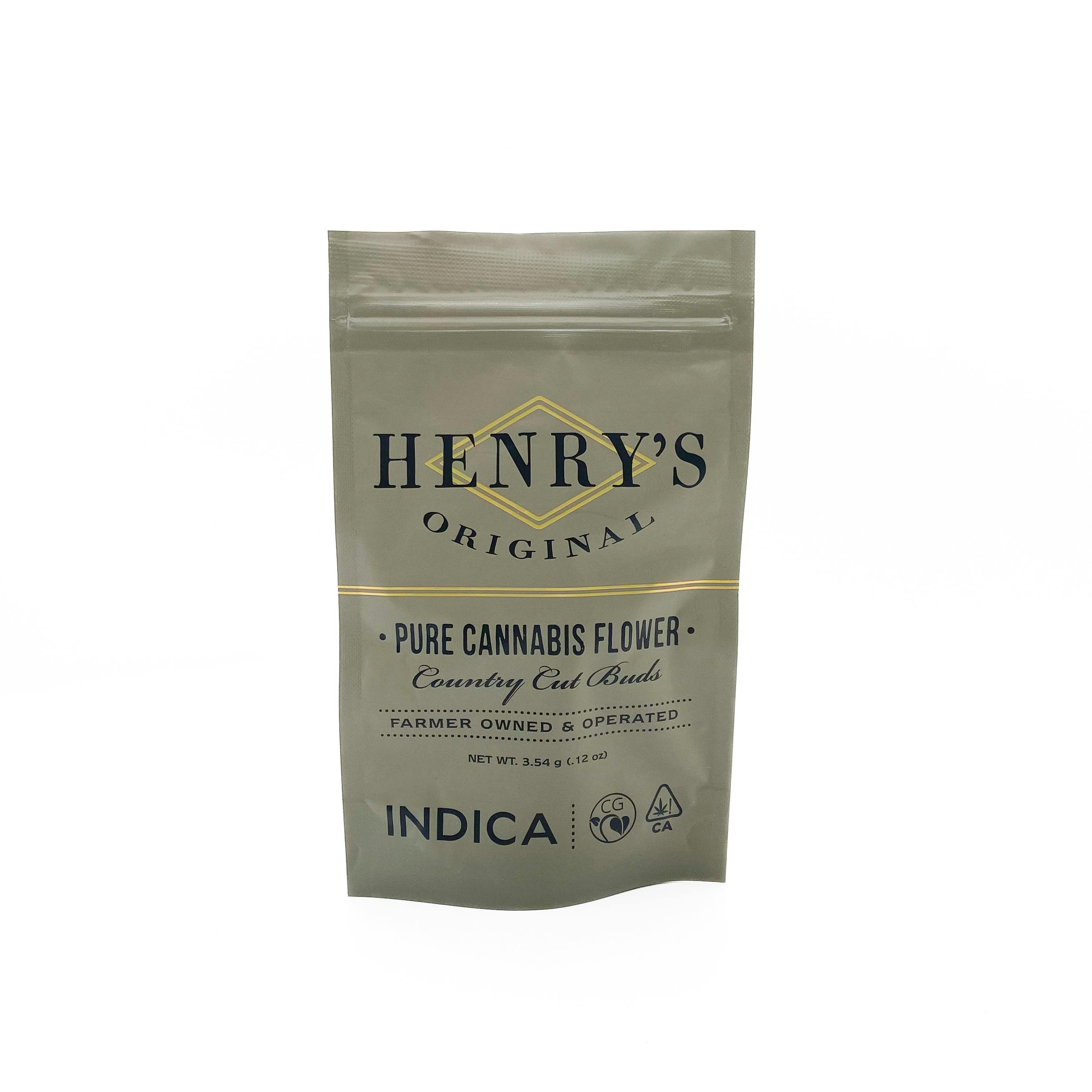 Henry's Original - 3.5g Pouch- Bubba Kush - 1