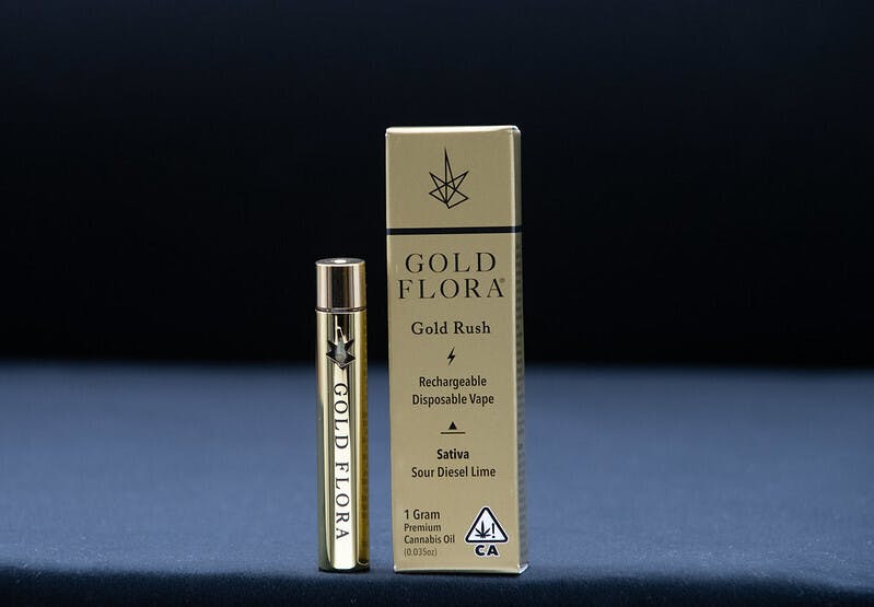 Gold Flora - Sour Diesel Lime 1g Gold Rush Disposable Pen - 1