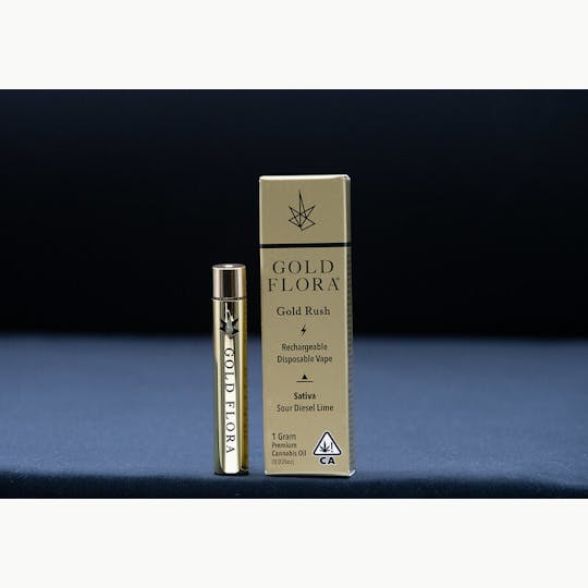 Gold Flora - Sour Diesel Lime 1g Gold Rush Disposable Pen - 1