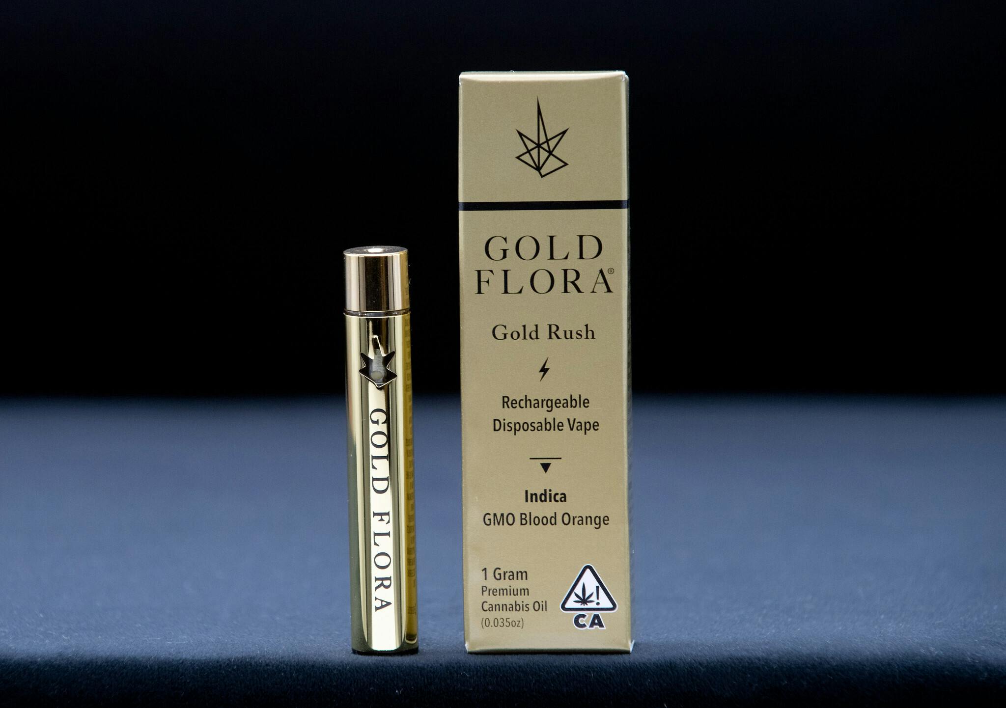 Gold Flora - GMO Blood Orange 1g Gold Rush Disposable Pen - 1