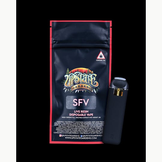 Upstate Gardens - .5g - Disposable HTE Vape - SFV - 1