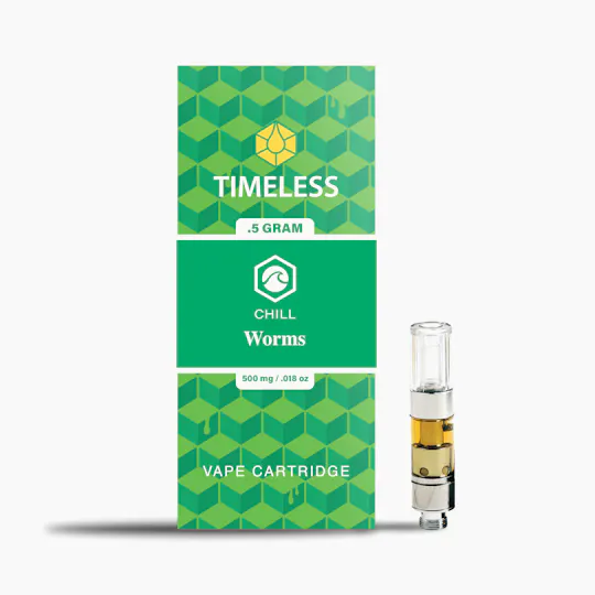 Timeless Vapes - Worms | CHILL Cartridge | 0.5g - 1