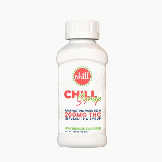 Chill Medicated - Watermelon | 200MG THC Syrup | Chill Medicated | REC - 1