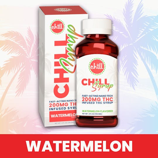 Chill Medicated - Watermelon | 200MG THC Syrup | Chill Medicated | MED - 1