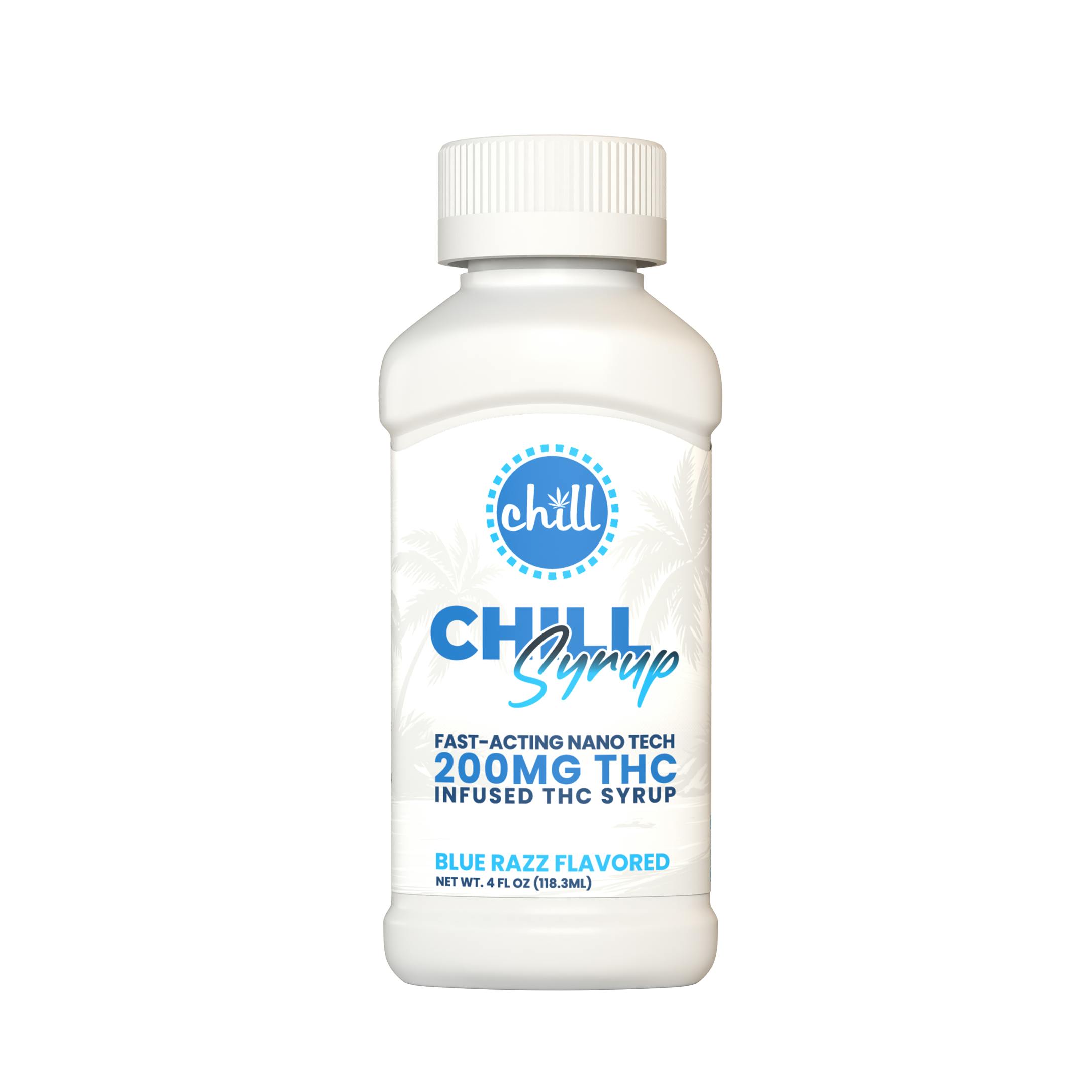 Chill Medicated - Blue Razz | 200MG THC Syrup | Chill Medicated | REC - 1