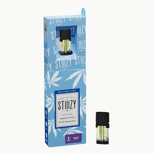 STIIIZY - Vape Cartridge - TRIANGLE MINTZ .5G Solventless Live Rosin Pod - STIIIZY - 1