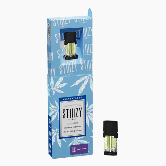 STIIIZY - Vape Cartridge - GRAPE OCTANE .5G Solventless Live Rosin Pod - STIIIZY - 1