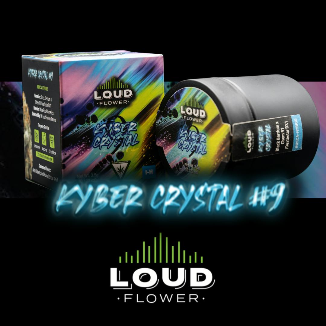 MI Loud Flower Farms - Kyber Crystal #9 3.5g Pre Pack - 1