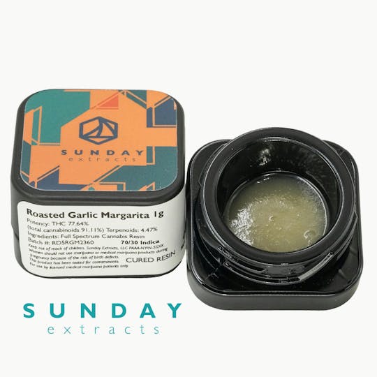 Sunday Extracts - 1g Concentrate Roasted Garlic Margarita - 1